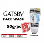 9357 Gatsby Face Wash 50g - Power Refreshing- Buy1Get1free